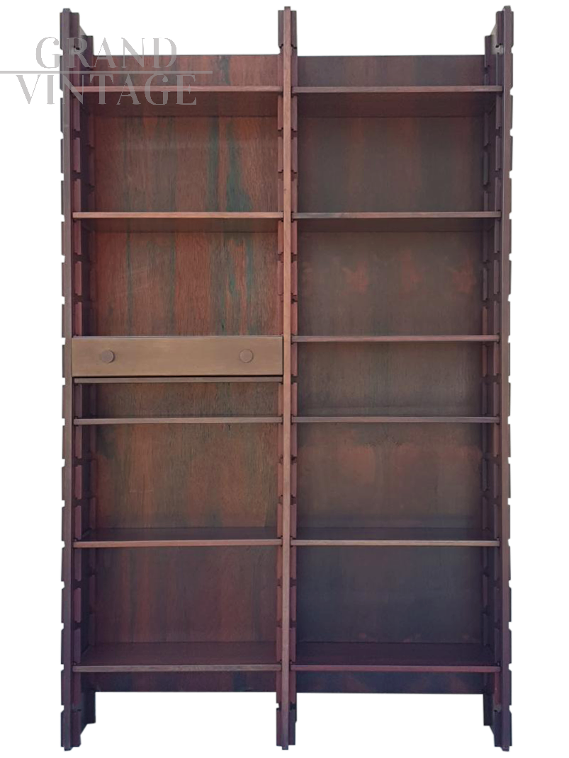 Libreria componibile di Granfranco Frattini per Bernini, mod. 540