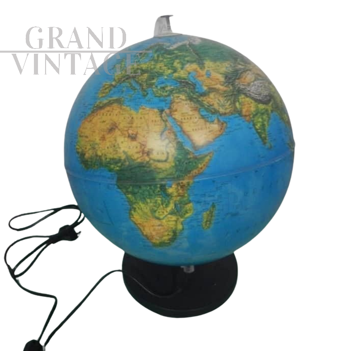 Mappamondo luminoso anni '70                           