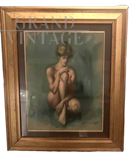 Marcello Cassinari Vettor - dipinto di nudo femminile                            