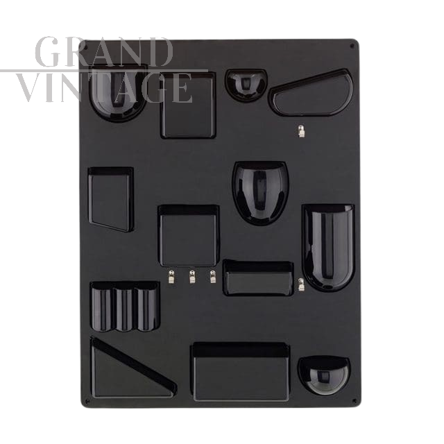 Organizer da parete Uten.Silo I di Dorothee Becker, colore nero                            