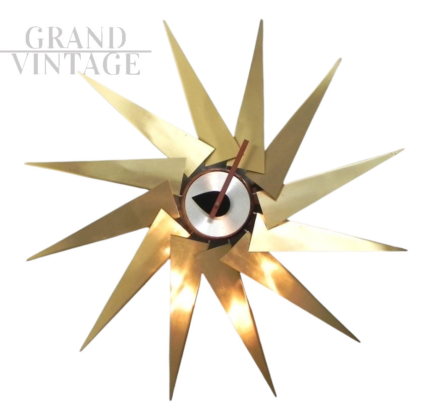 Orologio da parete design Turbina, anni '90                            