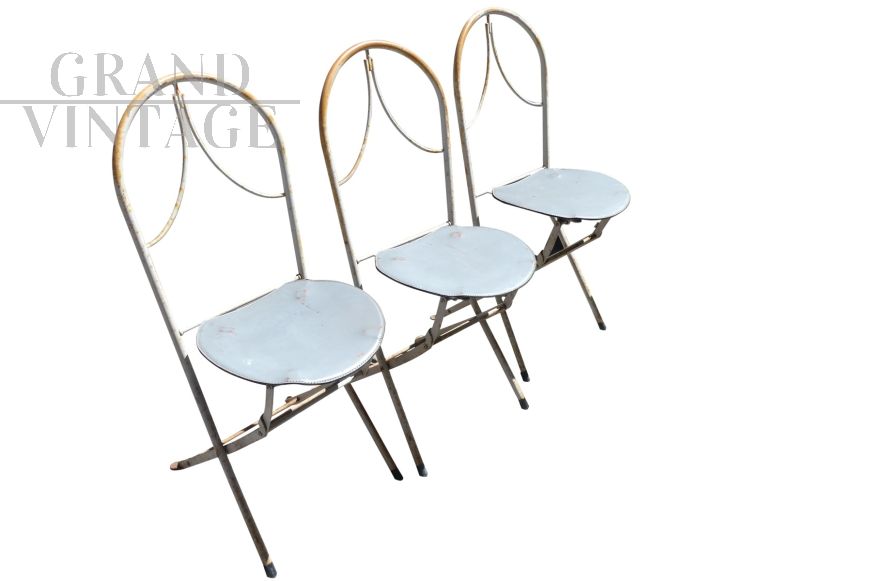 3 sedie da giardino Zanotta