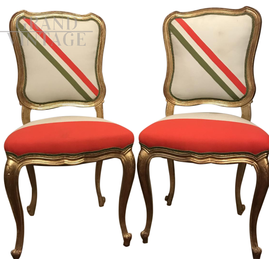 Coppia di sedie Barocche ITALIA 