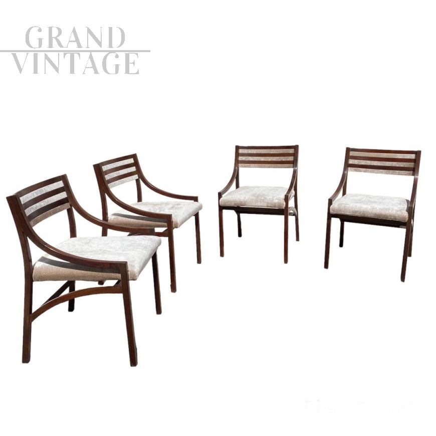 Set di 4 sedie modello 110 di Ico Parisi per Cassina, anni '60                            