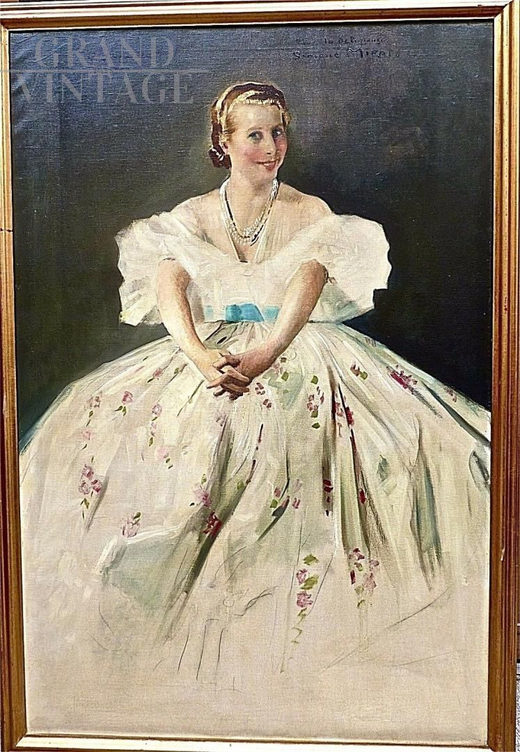 Ritratto di Simone Mirat, dipinto di Ch. J. Watelet, 1935