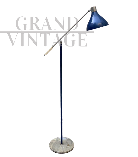 Piantana vintage lampada da terra italiana Stilux anni '60