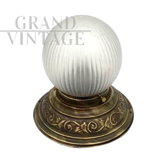 Plafoniera o applique liberty anni '20 restaurata                            