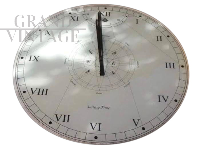 Raro orologio Sailing Time in vetro Murano