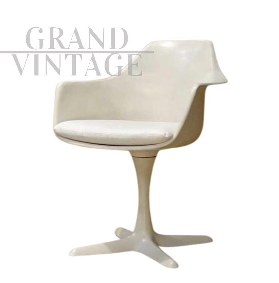 Sedia girevole Tulip anni '70                            