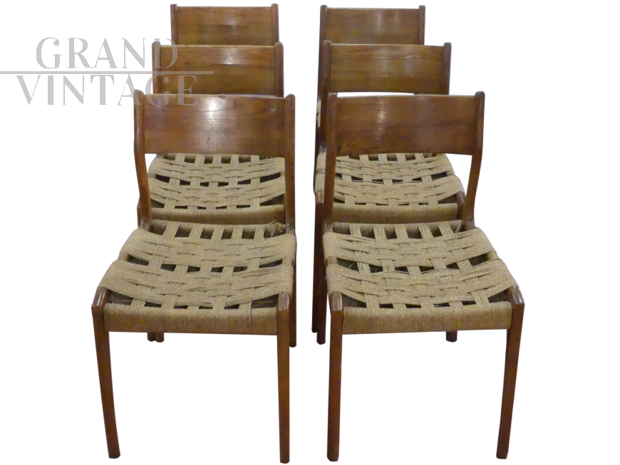 Set di 6 sedie modello 993 di Studio TiPi per Fratelli Montina