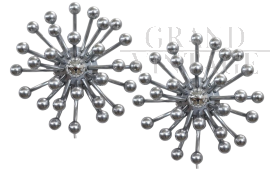 Coppia di applique Pistillo di Studio Tetrarch per Valenti, anni '70