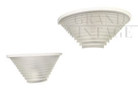 Coppia di applique Egisto di Angelo Mangiarotti per Artemide, anni '80                            