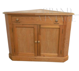 Credenza angolare in abete anni '70                            