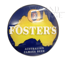 Insegna luminosa Foster's Beer vintage bifacciale                            
