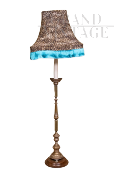 Lampada da terra con paralume animalier                            