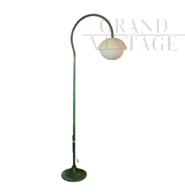 Lampada piantana di Luigi Bandini Buti per Kartell verde, anni '60                            
