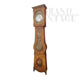 Orologio a pendolo Morbier, Francia di fine XIX secolo                            