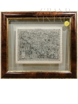 Cartina della Toscana, XVII Secolo