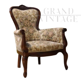 Poltrona in stile Luigi XV                            