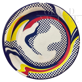 Roy Lichtenstein - Serigrafia su piatto di cartone, 1969                            