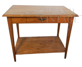 Tavolino banchetto vintage con ripiano, 1960