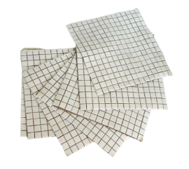 9 fogli di mosaico Bisazza bianco originale anni '90