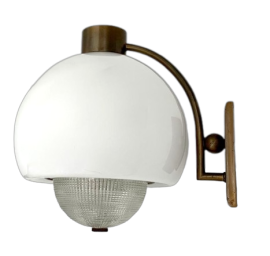 Applique singola lampada da parete Tronconi, modernariato anni '60
