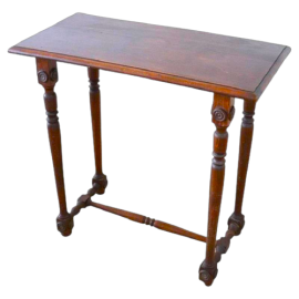 Antique console table in beech from the early decades of the 20th century