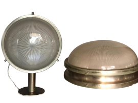 Coppia di lampade applique modello Gamma di Sergio Mazza per Artemide