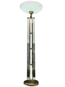 Grande lampada piantana stile Fontana Arte, Italia anni '60