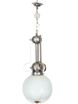 Vintage Mazzega suspension lamp in Murano glass, 1970s