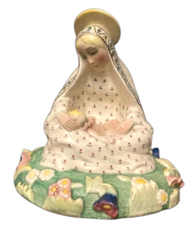 Madonna del Giglio di Sandro Vacchetti in ceramica Lenci, 1936
