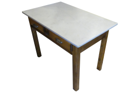 Tavolo da cucina con piano in marmo