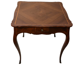 Antique French game table from the late 19th century