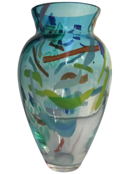 Vaso di Murano originale anni '70 con bollino Seguso