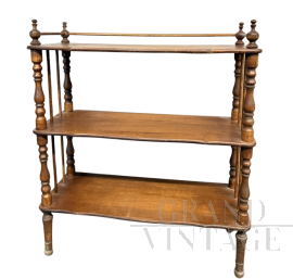 Étagère libreria a giorno tornita dei primi del '900                            