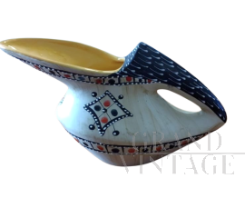 Brocca versatoio in ceramica Fima Deruta, anni '50