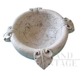 Ciotola in stile antico in marmo bianco                            