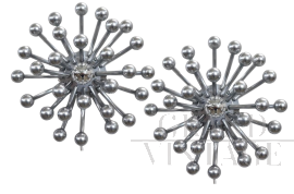 Coppia di applique Pistillo di Studio Tetrarch per Valenti, anni '70