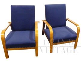 Coppia di poltrone Art Déco basculanti