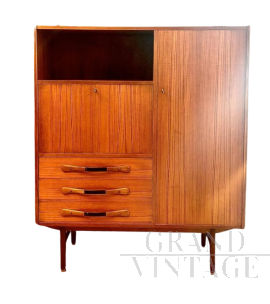 Credenza highboard in teak in stile scandinavo                            