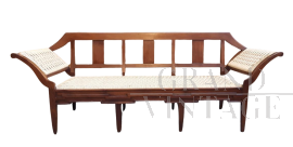 Divano canapè antico piemontese del '700                            