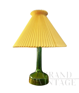 Lampada 302 di Billmann Petersen per Le Klint in vetro verde, anni '80