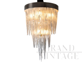 Lampadario di Giancarlo Signoretto in vetro Murano, pezzo unico