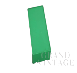 Lettera I in plastica verde per insegna vintage anni '80                            