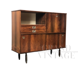 Mobile highboard in palissandro, Italia anni '60                            
