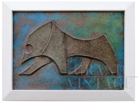 Pittoscultura firmata Rastelli                            