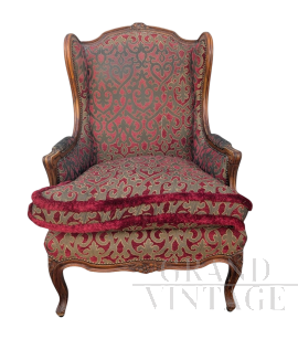 Poltrona Bergère in stile Luigi XV                            