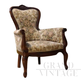 Poltrona in stile Luigi XV                            