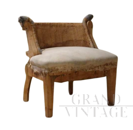 Poltrona vintage destrutturata                            